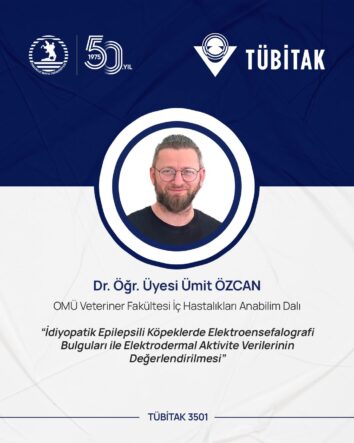 OMÜ'den Epilepsili Köpeklerde Nöbet Takibine Yönelik Araştırma Projesine TÜBİTAK 3501 Desteği